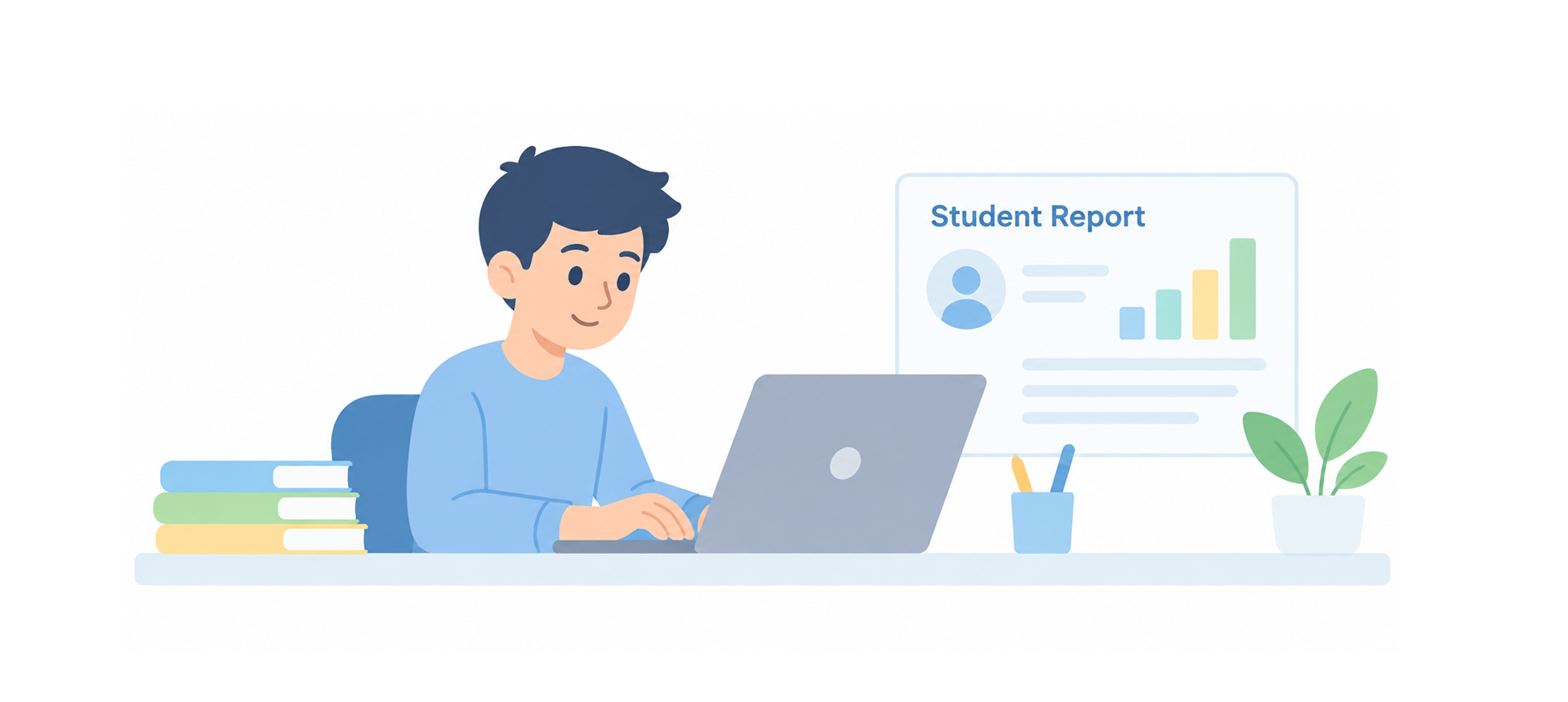 Student performance report screen
