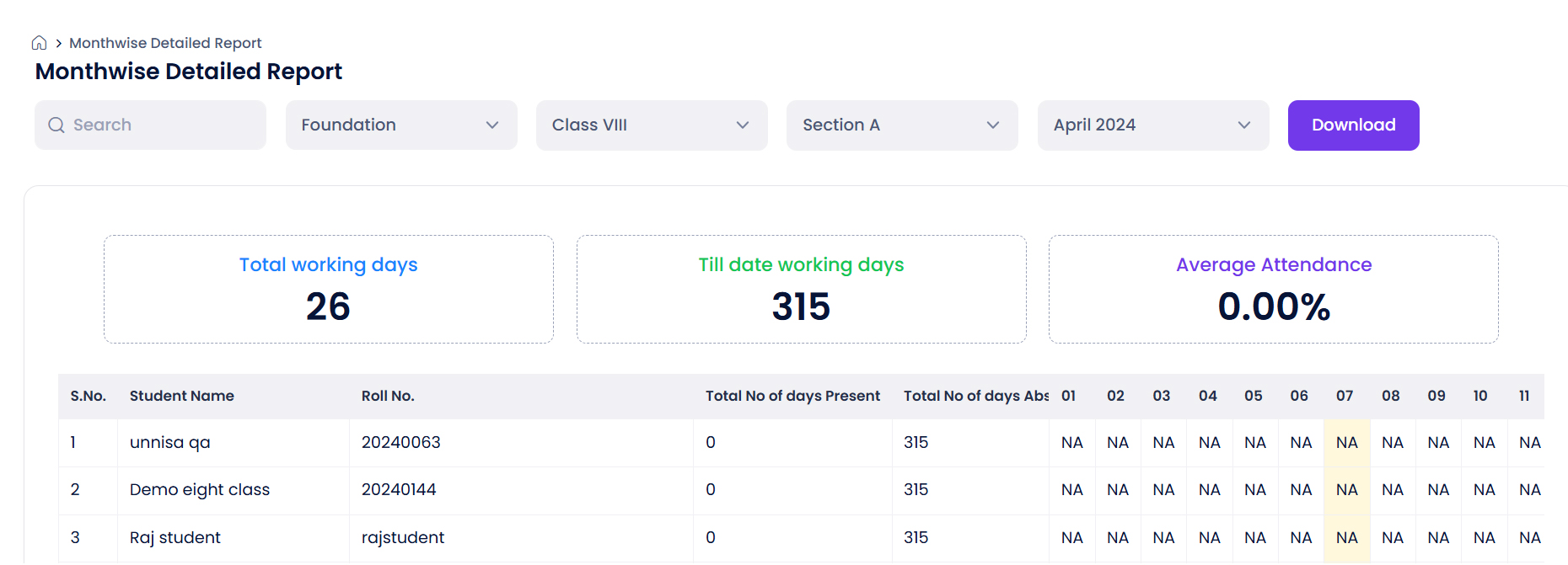 Automated Attendance & Performance Tracking
