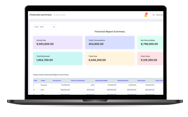 eTutor School Fee Management System | Smart Fee Collection Software