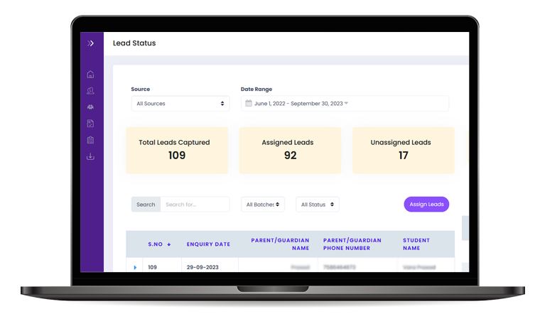 Lead Management System for School
